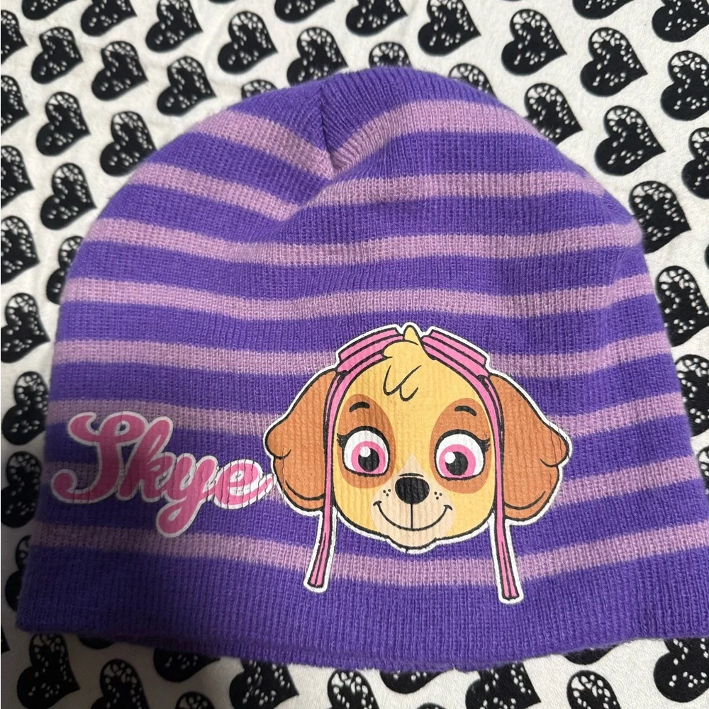 Nickelodeon girls winter hat purple pink #460/12tt
